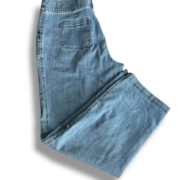 White Stag Jeans Women's Size 14 Blue Capris Adjust Stretch Denim Casual… - Picture 10 of 16